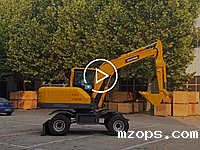mzopsBD80W轮式挖掘机视频