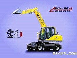 mzopsBD80W轮式挖掘机