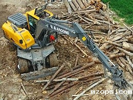 mzops抓木机型号BD95-9H轮式抓木机