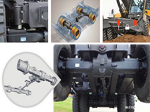 mzops150轮式挖掘机下盘稳固