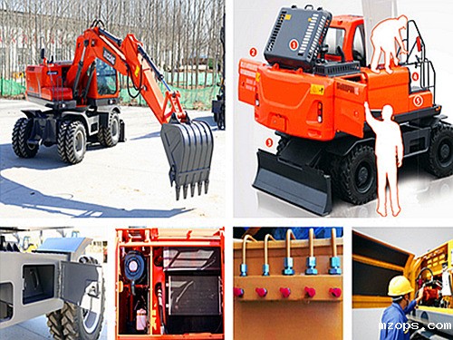 mzops150轮式挖掘机维护方便