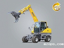 mzops80新款轮式抓木机