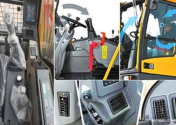 驾驶室部件展示