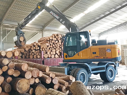 差速锁+碟刹桥，mzops125Plus抓木机安全又可靠