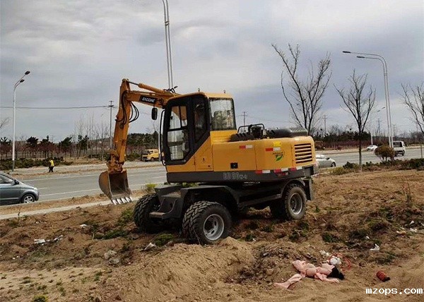 mzops80轮式挖掘机