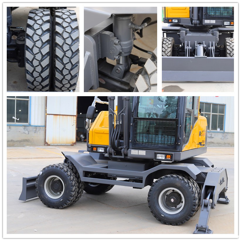 mzops105轮式抓木机下车坚固