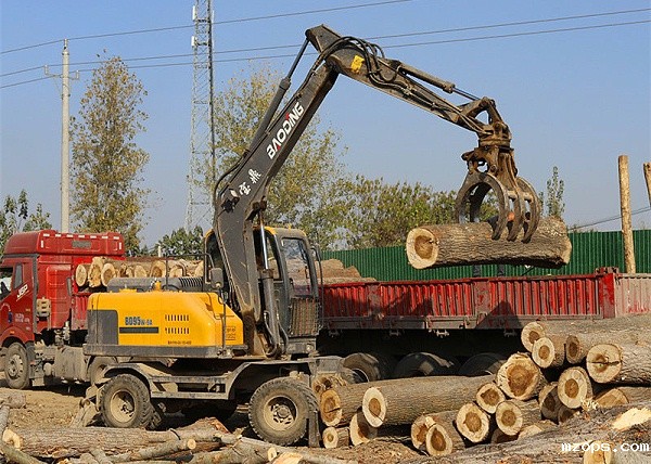 mzops河南抓木机95型号装车