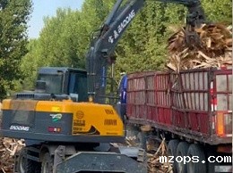 mzops抓木机，用于造纸厂原材料抓取装卸