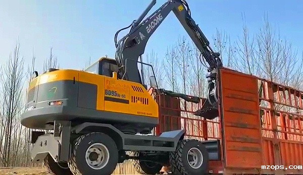 mzops轮式抓木机销售火热