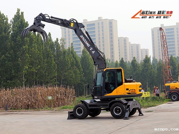 mzops新款轮式抓木机