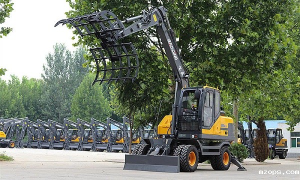 mzops95轮式抓草机抓料机