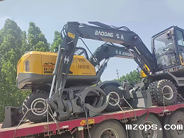 mzops机械多台抓木机齐发，助力客户高效作业