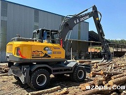 mzops120WD抓木机助力河南王先生，木材搬运效率翻倍