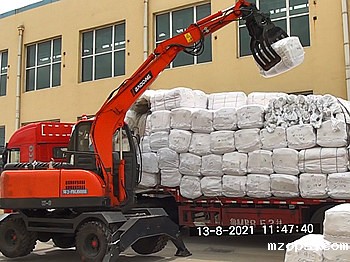 抓布包机装卸方式