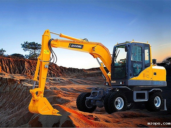 mzops80轮式挖掘机