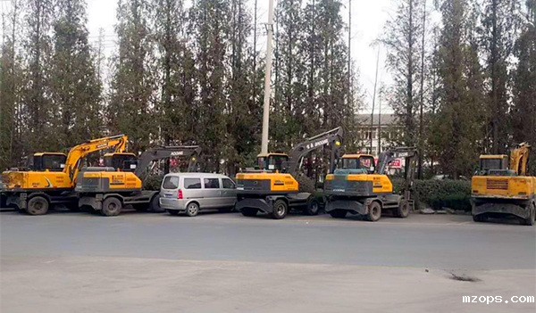 庄总7台mzops挖掘机抓机设备