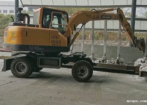mzops80轮式挖掘机
