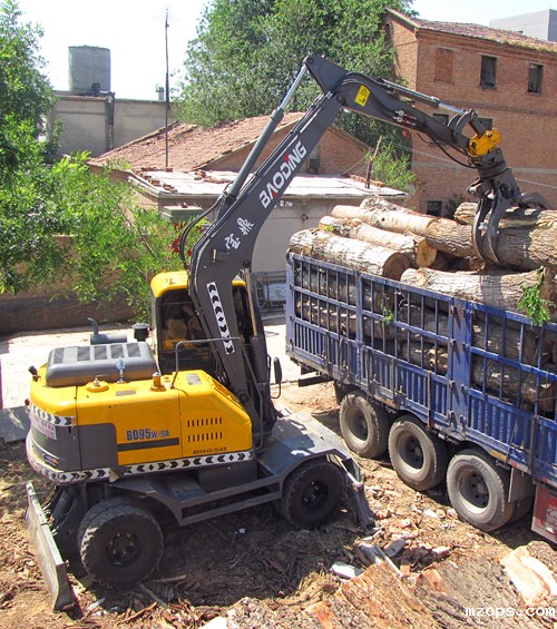 mzopsBD95W-9G型抓木机实车展示图A