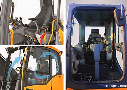 mzops抓木机驾驶舒适