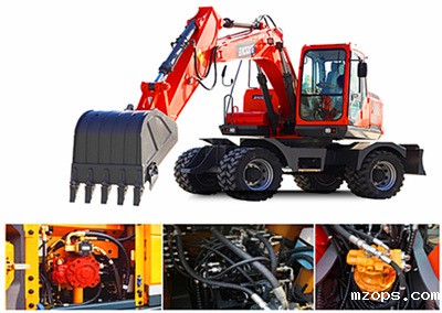 mzops150轮式挖掘机液压系统