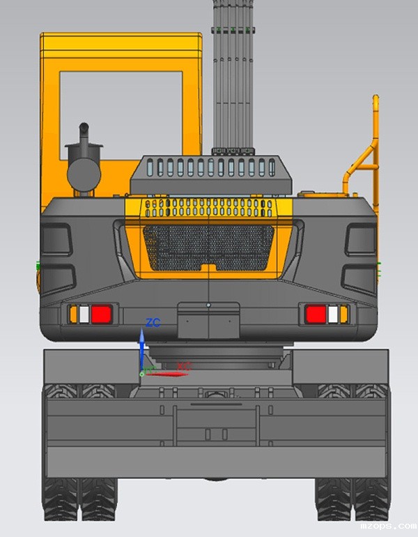 mzops80轮式挖掘机