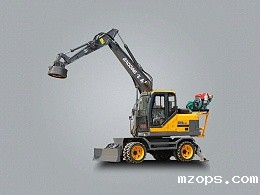 油电两用轮式抓铁机吸铁机