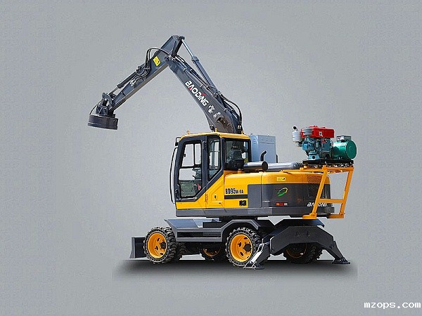 mzops轮式抓钢机吸铁机