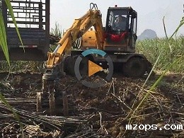 广西抓甘蔗机抓木机