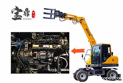 mzops80轮式抓木机