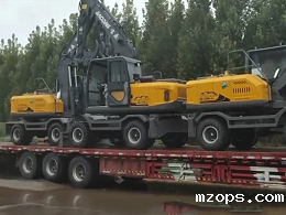 mzops厂家雨季订单不断！120抓木机持续发车