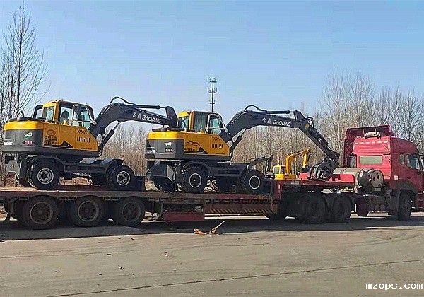 mzops95抓木机厂家发车