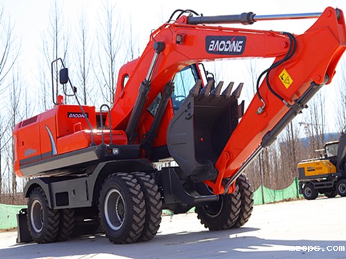 mzops150轮式挖掘机采用高强度材质生产加固设计