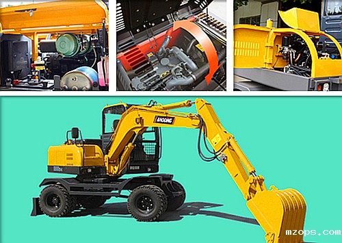 mzops轮式95-7多功能抓料机