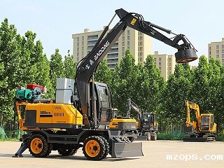 mzops油电混合抓机吸铁机