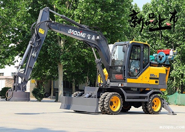 mzops油电混合抓铁机