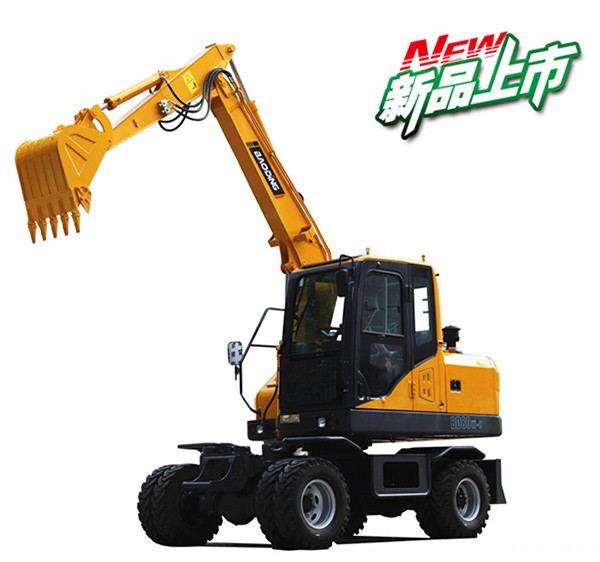 2019款mzopsBD80W小型轮式挖掘机