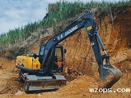 mzops挖掘机：国产轮式挖掘机新标杆