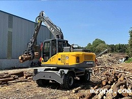 山地作业专家，mzopsBD120WD轮式抓木机