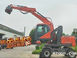 mzops轮式抓钢机，金属处理厂的全场景作业