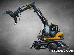 mzops95系列轮式挖掘机抓木机