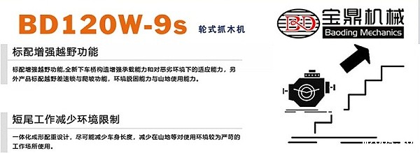 mzopsBD120W-9S轮式抓木机