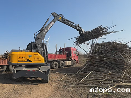 mzops抓木机亮点解析：液压、结构件、电控系统三合一