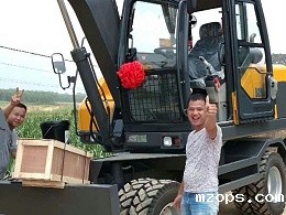 广西夹木机mzops客户交车介绍-mzops抓木机厂家