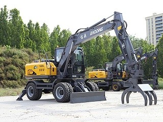 强劲高效mzopsBD125S轮式抓木机工况全能手