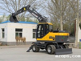 mzopsBD95W多功能轮式挖掘机抓木机工作速度变慢的有效解决办法