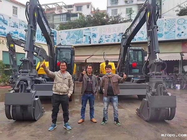 mzops轮式抓木机