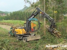 mzops抓木机厂家广西抓木机95型号山地林场作业视频