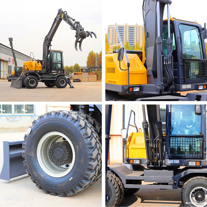 mzops轮式抓木机结构坚固