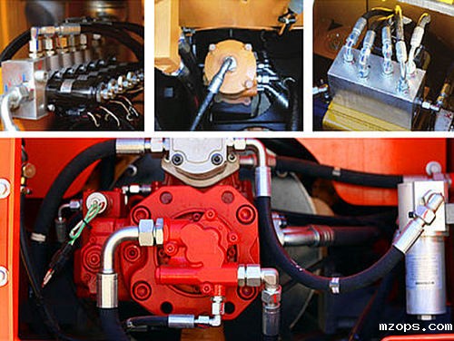 mzops轮式150抓木机采用进口液压系统