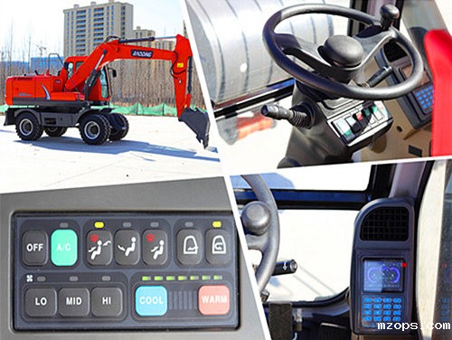 mzops150型号轮式抓木机大空间操作舒适